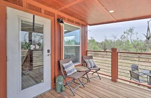 Milam County House | Modern Sunset Cabin with Wood Fire Pit!