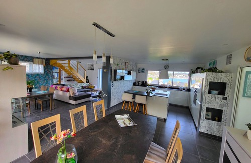 Louannec House | Modern villa with beautiful sea view of Perros-Guirec harbor and Tomé Island