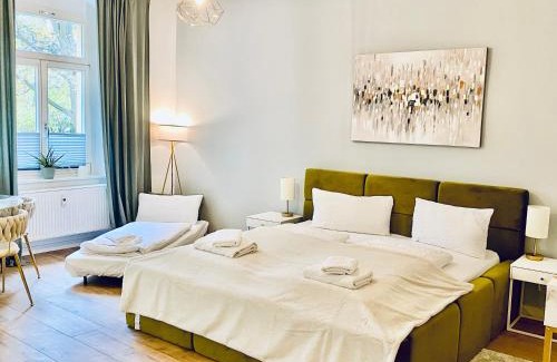 Strehlen Apartment | Modernes City-Apartment mit großer Terrasse