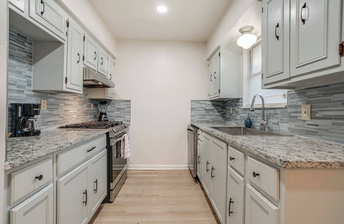 Leon Valley House | Movie Room & Fenced Yard: San Antonio Family Home