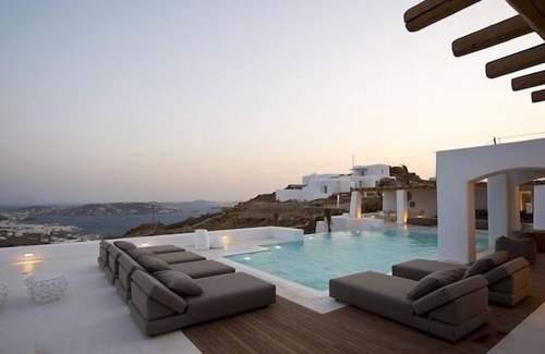 Tourlos Villa | Mykonos large Greek villa rental, private pool