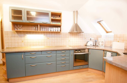 Stare Mesto Apartment | Narodni Loft 3BR, 2BA Penthouse Apartment with Fireplace in Prague Old Town