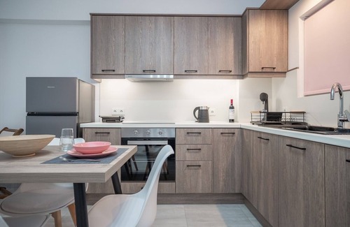 Alonia Apartment | Nestled on the ground floor with direct garden access amidst olive trees