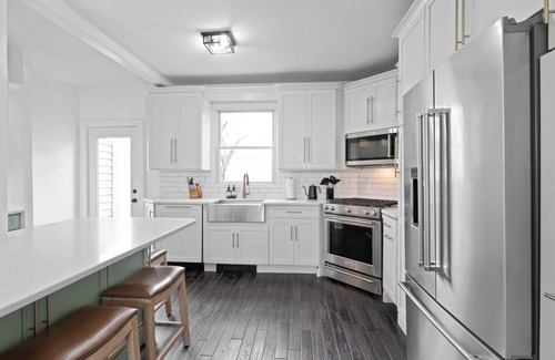 The Heights House | NEW! 3 Bed/1 Bath House with Private Patio Minutes from NYC!
