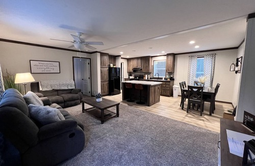 Roscommon House | New home 2.5 acres across from ORV trails, close to Higgins Lake & Ausable River