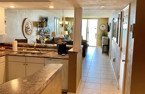 Indian Harbour Beach Condo | New living room furniture and 55” Smart TV! Great unit! Reserve now!