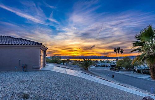 Lake Havasu City House | NEW Luxury Home Pool Spa Game Room Views