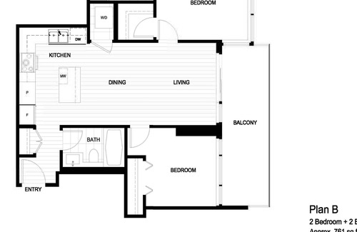Coquitlam Apartment | New luxury two beds two baths suite near Lougheed station and shopping mall