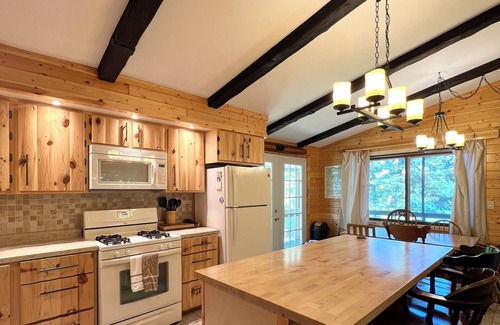 Presque Isle Cabin | New! On water! Large Yard!