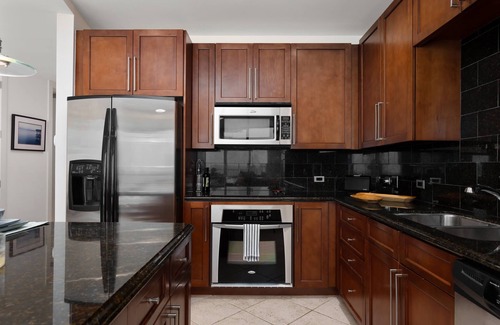 South Padre Island Condo | NEW! Prestigious Luxury * Beach & Bay Patios * XL Size