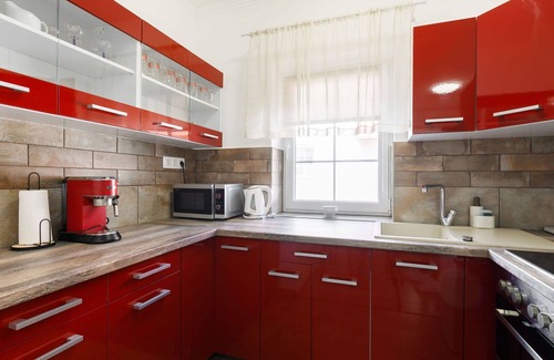 Balatonszemes Apartment | Nice apartment for 6 people with A/C, WIFI, TV, patio and parking