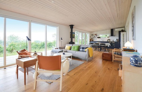 Knebel House | Nice home in Knebel with house sea view