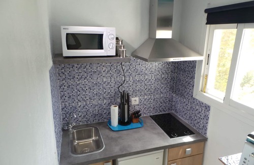 Cala Vadella Apartment | Nice studio, with balcony, garden, 1 km from the beach, ideal for lazing around .
