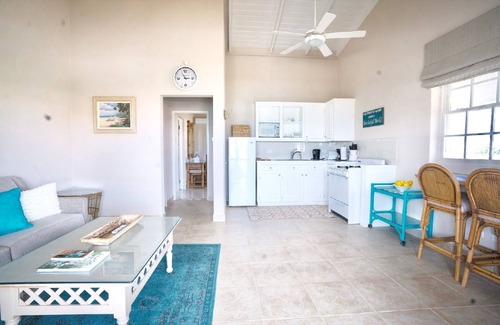 Green Garden Apartment | Ocean facing spacious One Bedroom Apt two minutes walk to the beach