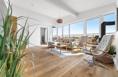 Olpenitz Apartment | Ocean Queen- Penthouse, Balkon, Ostseeblick, Kamin