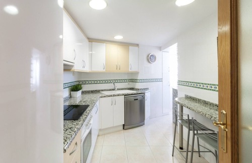 Playa de Gandia Apartment | Ocean view condo located steps from the beach. Modern decoration!