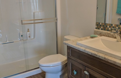 Campbell River House | Oceanview Suite, private patio and entrance - right across from the beach!