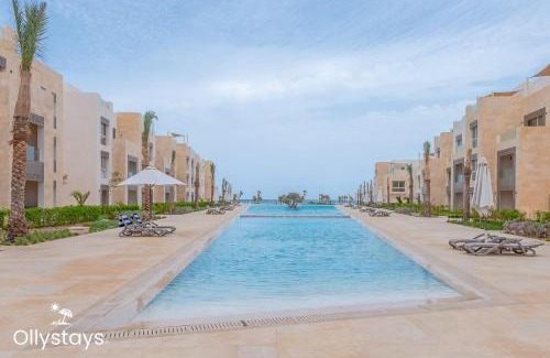 El Gouna Apartment | Ollystays Mangroovy Seaview 2BR Beach and Pool Free access