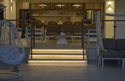 Kissonerga House | Olymp Luxury House - Beachfront House with Amazing Sea Views and a Private Pool.