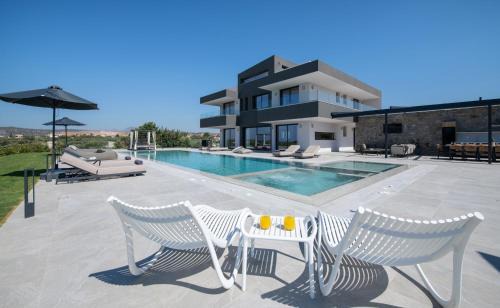 Stavromenos Villa | Omnia Luxury Villa, 100m2 Pool, Whirlpool & Gym, By ThinkVilla