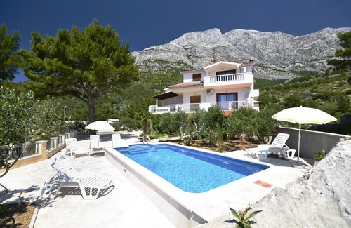 Baska Voda Apartment | One bedroom apartment with terrace and sea view Baška Voda, Makarska (A-12442-a)