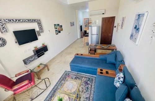 El Alamein Apartment | One Bedroom Apartment with a Unique Hut Corner