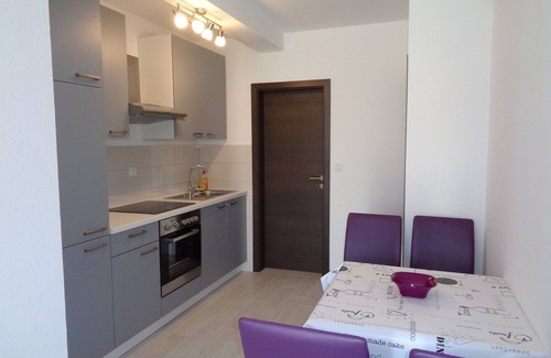 Rab Town Apartment | One bedroom apartment with terrace and sea view Lopar, Rab (A-17103-b)