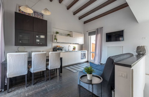 Ruggero Settimo Apartment | Palermo Historic Center Duplex Apartment with Terrace- 2 bed - 3 bath - 2 LR