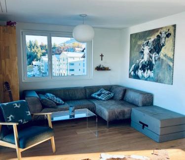 Flums Apartment | Panorama View - CharmingStay