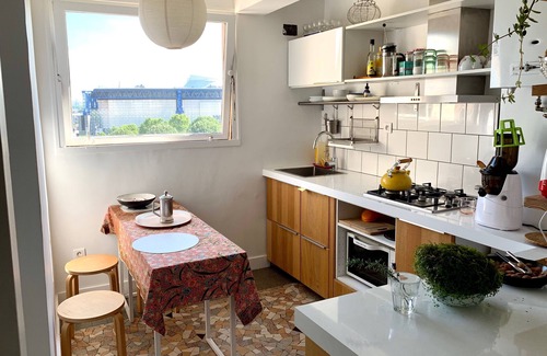 Quartier du Pont-de-Flandre Apartment | Paris 19, space and light at the water's edge