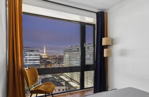 Plaisance Apartment | Paris luxury Apartment 75m2 with Eiffel Tower View, metro 1 min, parking