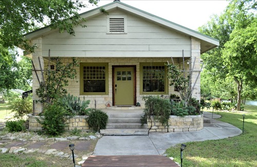 New Braunfels House | Peace & Serenity Surrounded You In Nature in a Historic Farmhouse
