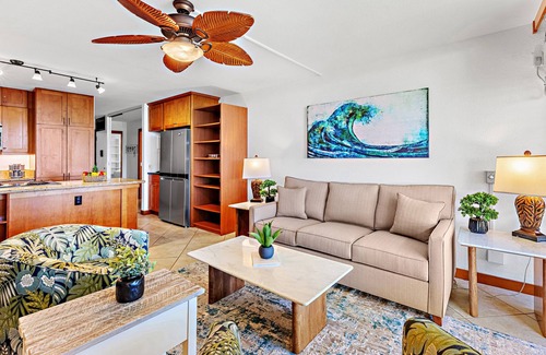 Kihei Condo | Peaceful 1 bd retreat with island-inspired decor