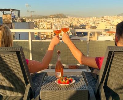 Kallithea Apartment | Penthouse with urban and partial sea view!