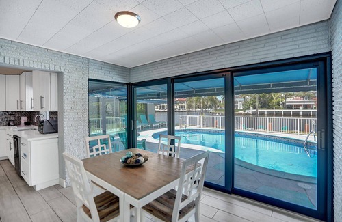 Deerfield Beach House | Pet Friendly Oceanfront Home Heated Pool & Boat Dockage Short walk to Beach