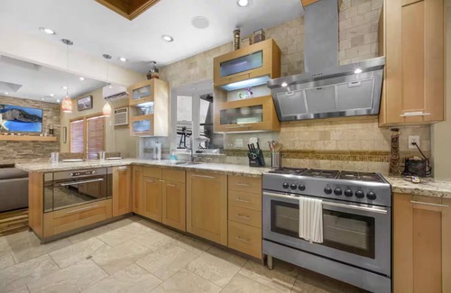 Crown Point House | Pet/Kid Friendly Beach home with Hot tub and playground area
