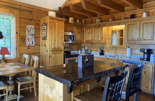 Cana Cabin | Pilot's Perch ~ Luxurious Blue Ridge Cabin with Breathtaking View from Hot Tub