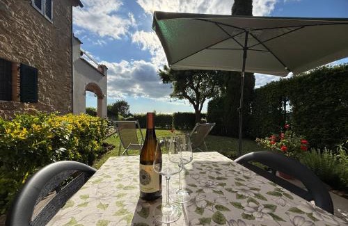 Guardistallo Apartment | Podere Morena with sea view, private garden, by ToscanaTour Luca