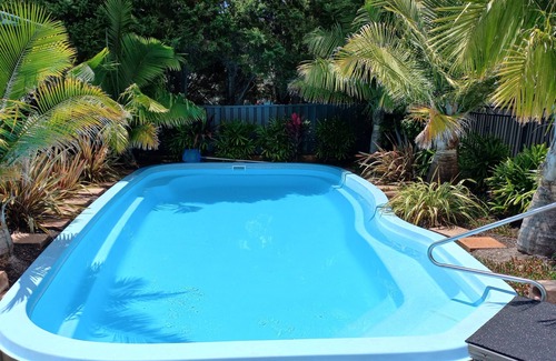 Shoal Bay House | Pool's ready! Enjoy a hidden oasis on a quiet street between pristine beaches.