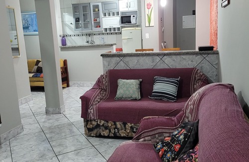 Tupi Apartment | PRAIA GRANDE: Excellent apartment. Full sea view. Accommodates 8 people. Wi-Fi