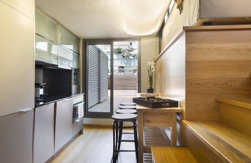 la Vila de Gracia Apartment | Preciosos Aptos. Barcelona,terraza Privada, Piscina Comunitaria. 5/6 Pers. Apto