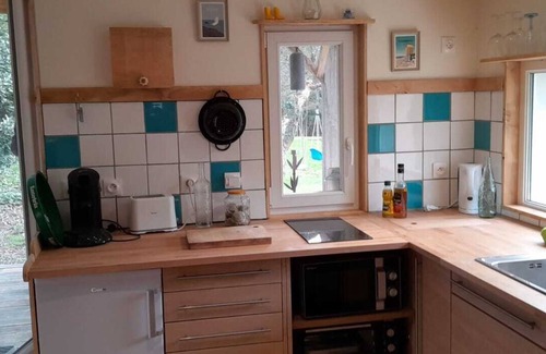 Saint-Quentin-sur-le-Homme House | Pretty Charming Cabin In A Landscaped Garden In The Bay Of Mont-Saint-Michel