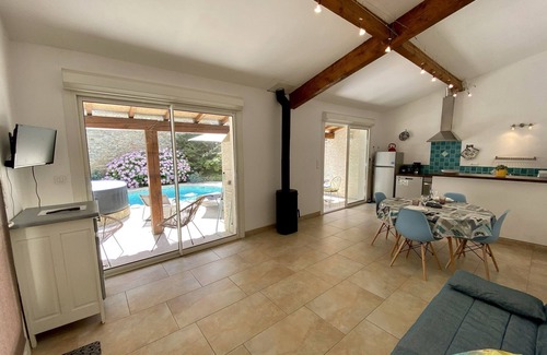 Laure-Minervois House | Private house with pool and spa 20ms from the city of Carcassonne Occitanie