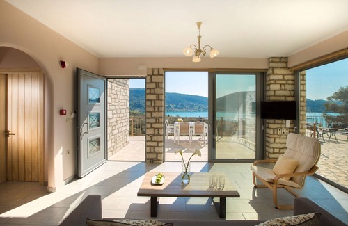 Vlicho Villa | Private villa with swimming pool, panoramic sea views, bbq, near Nidri