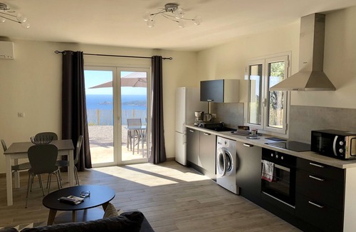 Cargese Apartment | PROMOTION: "Paomia" - New T3, air-conditioned, exceptional view