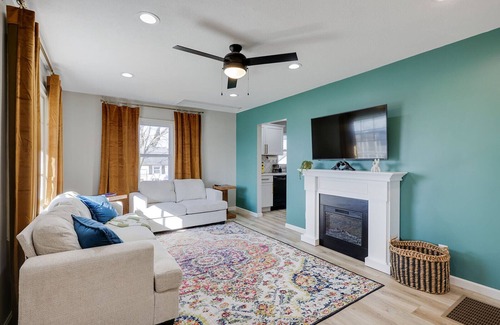 Shelbyville House | Quaint and colorful with fun amenities!