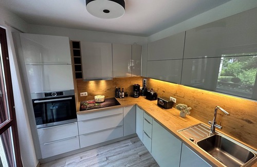 Taucha Condo | Quiet apartment close to the city Taucha/Leipzig terrace/garden and balcony 2x bathroom/toilet