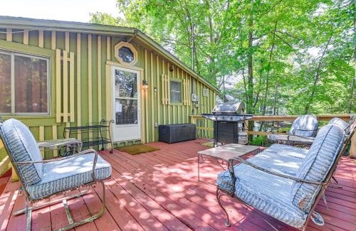 Lake George House | Quiet Cabin on Glen Lake with Boat Dock and Deck!
