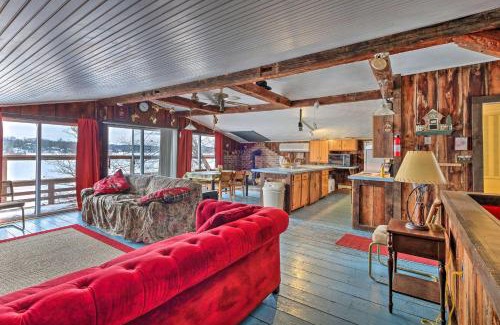 Lake George House | Quiet Cabin on Glen Lake with Boat Dock and Deck!