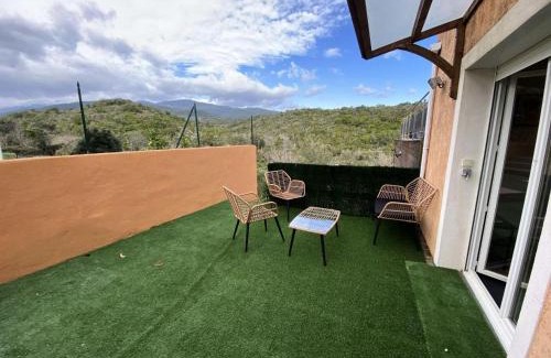 Ventiseri Apartment | Résidence Tozza Alta - Magnifique T2 rez de villa vue Montagnes et maquis proche de la mer MAE-2614
